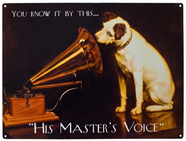 HMV Vintage Poster
